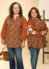 BROWN COTTON TOP